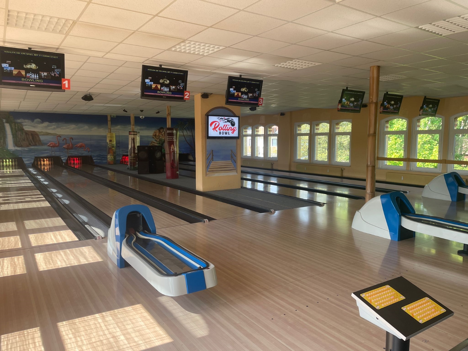 Bowlingbahnen im Rolling Bowl